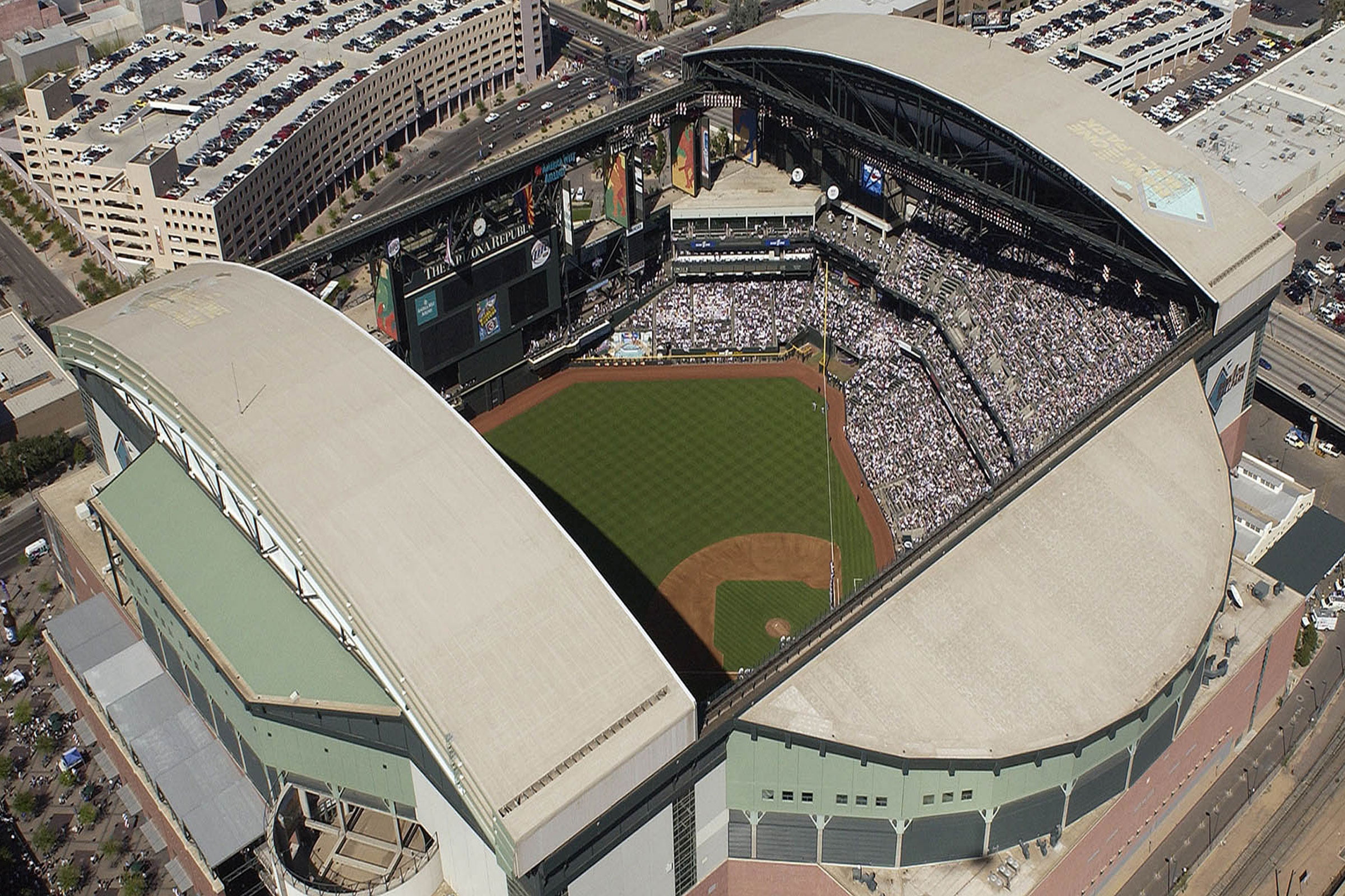 Above Chase Field