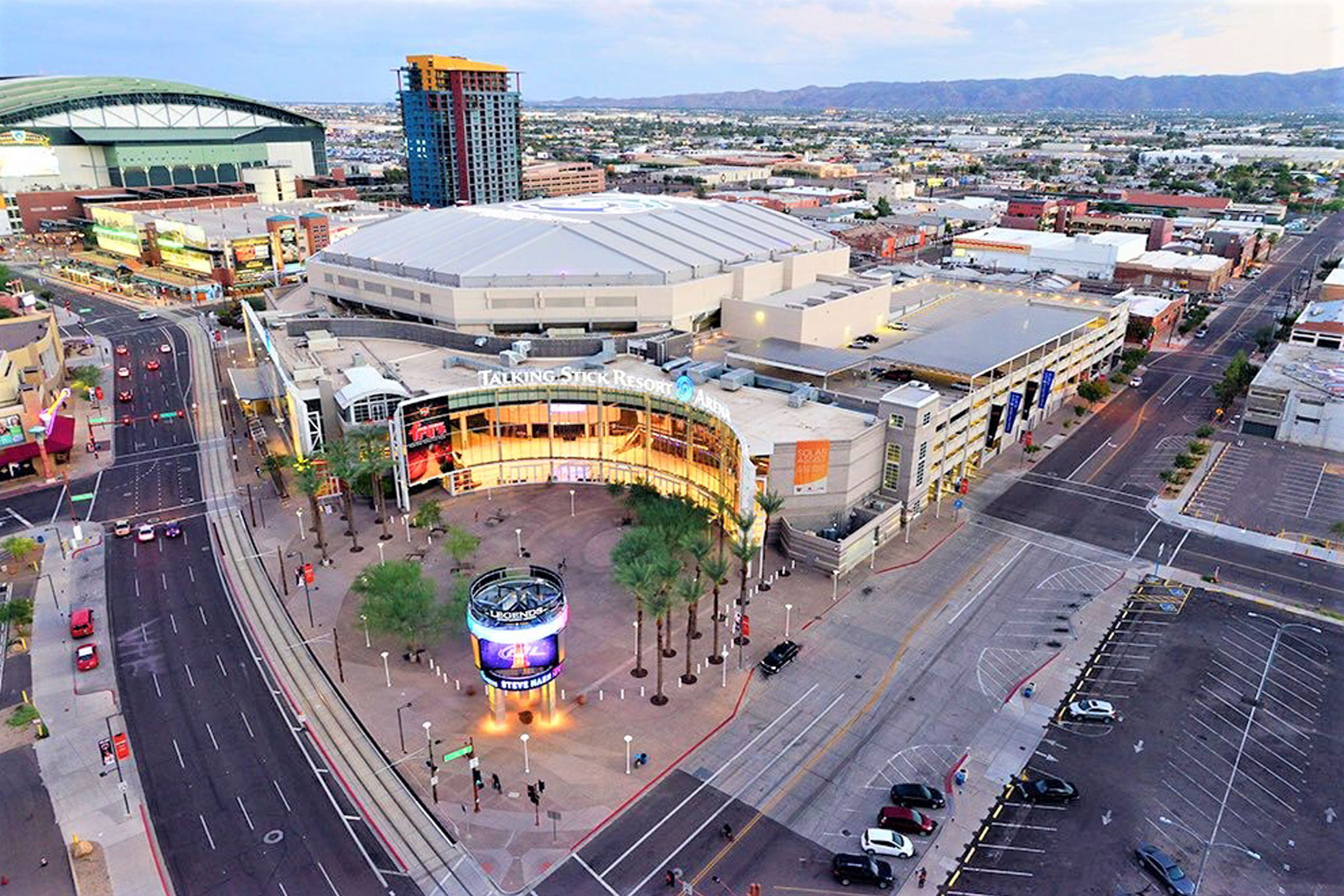 Above Talking Stick Resort Arena